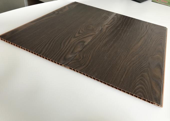 la lamina de madera plana del plástico del PVC de 8m m artesona