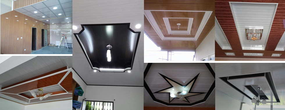 Los paneles del PVC del techo