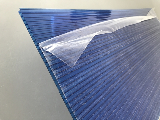 La techumbre azul del policarbonato cubre grueso de la materia prima 6m m de Lexan/de Makrolon