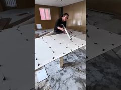 Instalación de chapa de madera de PVC