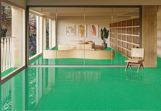 Colorido revestimiento de arena epoxi suelo de efecto mármol barato piso de resina epoxi para el hogar auto nivelación pintura de suelo color arena buena opción para pisos de gimnasio