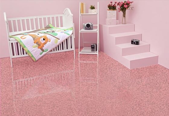 Pintura autonivelante de dos componentes Epoxi para suelo de mármol y piedra Revestimiento de suelo de resina epoxi respetuoso con el medio ambiente Suelo de arena de color para uso doméstico