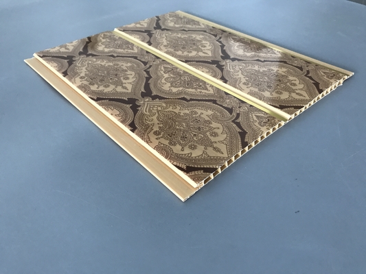 200 línea de oro de impresión los paneles del × 6m m del PVC del techo para la decoración del restaurante
