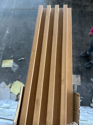 Rejilla Moderno panel de pared de wpc al aire libre Popular PVC