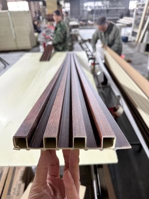 Paneles de pared acanalados WPC huecos de 23MM de espesor para exteriores