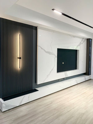 Fácil instalación panel de pared wpc exterior 2.9m / 3m / longitud personalizada con clips y tornillos