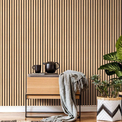 Panel de pared WPC B1 de tarifa justa, interior, diseño hueco 3D personalizado para paredes interiores