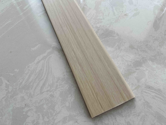 Línea de ropa de PVC de color de madera flexible y anti arañazos para una protección de bajo mantenimiento