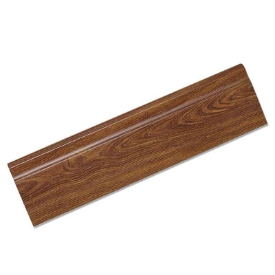 Línea de ropa de PVC de color de madera flexible y anti arañazos para una protección de bajo mantenimiento