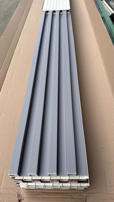 Paneles de pared 3D de PVC con revestimiento de madera de WPC