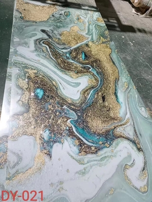 Revestimiento UV de paneles de pared de pvc resistente al agua diseños de color de mármol