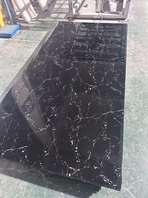 Panel de PVC UV paneles de pared de mármol resistentes al agua paneles decorativos de alto brillo