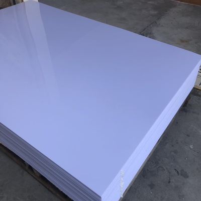 hojas de poliestireno de alto impacto PS panel de plástico de color blanco ópalo