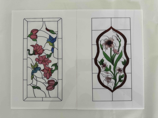decorada lámina de poliestireno para México impresión de color planchas de poliestireno blanco