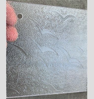 Hojas de plástico PS decorativas Hojas de poliestireno en relieve de color Hojas de GPPS con patrón Hoja de plexiglás