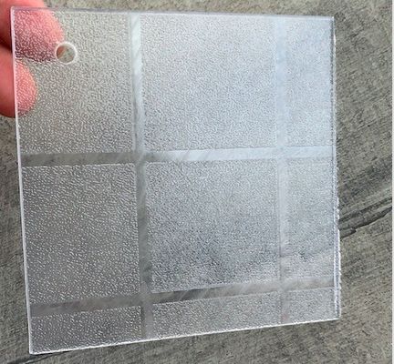 Hojas de plástico PS decorativas Hojas de poliestireno en relieve de color Hojas de GPPS con patrón Hoja de plexiglás