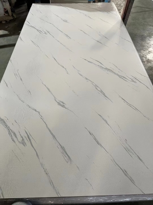 Hoja de mármol de PVC SPC de piedra de plástico panel de pared ecológico revestimiento UV hojas de mármol de pared interior material decorativo