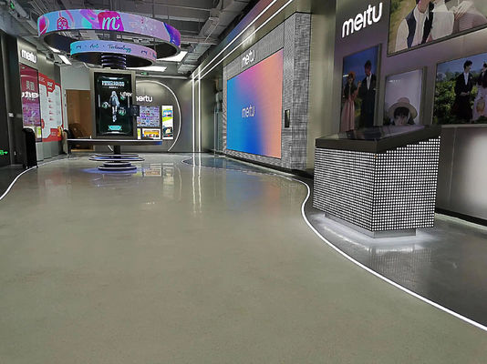 Dureza Pavimento de mármol epoxi Eco-amigable Pintura de suelo auto nivelación de resina epoxi Colorado de arena revestimiento de suelo