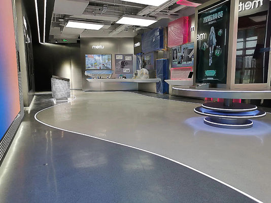 Dureza Pavimento de mármol epoxi Eco-amigable Pintura de suelo auto nivelación de resina epoxi Colorado de arena revestimiento de suelo