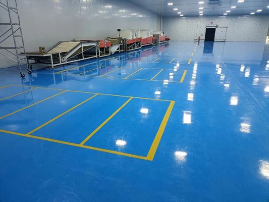 Dureza del piso de mármol epoxi Pintura para pisos autonivelante ecológica Revestimiento para pisos de arena coloreada de resina epoxi barata