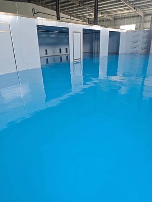 Dureza del piso de mármol epoxi Pintura para pisos autonivelante ecológica Revestimiento para pisos de arena coloreada de resina epoxi barata