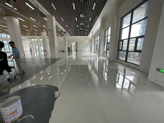 Colorido revestimiento de arena epoxi suelo de efecto mármol barato piso de resina epoxi para el hogar auto nivelación pintura de suelo color arena buena opción para pisos de gimnasio
