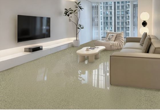 Pintura autonivelante de dos componentes Epoxi para suelo de mármol y piedra Revestimiento de suelo de resina epoxi respetuoso con el medio ambiente Suelo de arena de color para uso doméstico