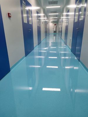 Pavimentos industriales epoxi de bajo costo Suelo de resina epoxi de alto brillo con arena coloreada Pintura de suelo autonivelante barata para jardín y hospital