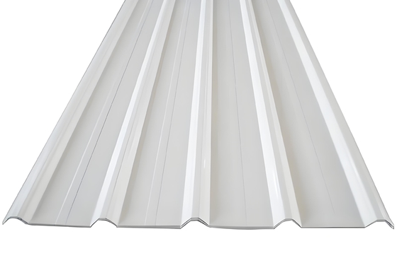 Láminas para techos de UPVC de alta calidad Color blanco T1070 Láminas para techos de UPVC Láminas para techos onduladas Material para techos de PVC económico