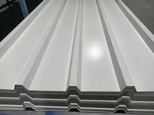 Láminas para techos de UPVC de alta calidad Color blanco T1070 Láminas para techos de UPVC Láminas para techos onduladas Material para techos de PVC económico