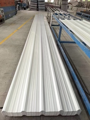 Láminas para techos de UPVC de alta calidad Color blanco T1070 Láminas para techos de UPVC Láminas para techos onduladas Material para techos de PVC económico