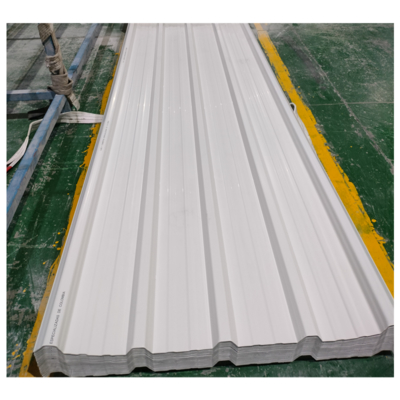 Láminas para techos de UPVC de alta calidad Color blanco T1070 Láminas para techos de UPVC Láminas para techos onduladas Material para techos de PVC económico
