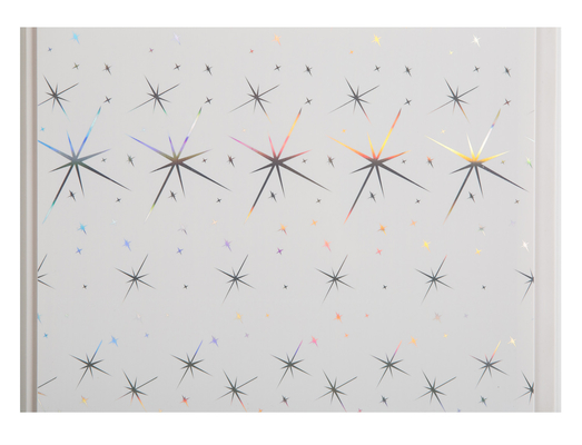 Panel de PVC de estampado en caliente de diseño de estrellas Panel de pared impermeable decorativo económico para baños 25cm 30cm de ancho