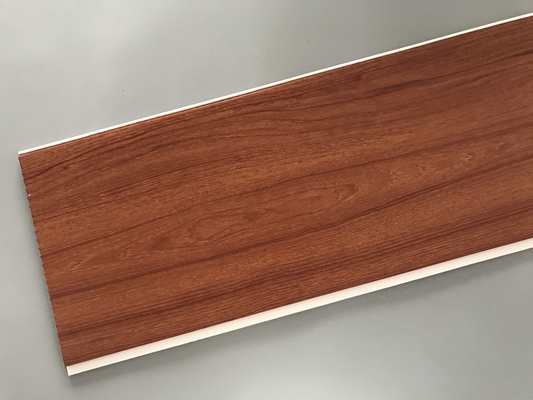 La lamina de madera amistosa del plástico del PVC de Eco artesona el × plano los 5.95m del × 8m m de la forma 250