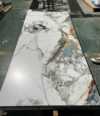 Revestimiento UV de paneles de pared de pvc resistente al agua diseños de color de mármol