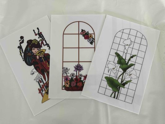 Impresión UV hojas de poliestireno impresión 3D hojas de PS decorativas panel de publicidad de color blanco