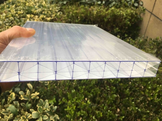 Hojas de policarbonato de pared múltiple para camiones de barrera aerodinámica hojas blancas de PC