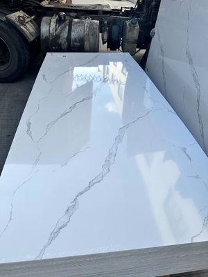 Venta caliente de 3 mm de lámina de mármol UV panel de pared de PVC blanco 1220 * 2440mm placa UV para pared decorativa interior