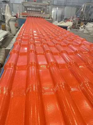 Waterproof ASA PVC roof tile Plastic UPVC roofing sheets for Shed Factory sales Spanish synthetic pvc roof panel Anti-UV and durable color roofing material