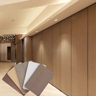 8mm veneer de madera de PVC 4ft * 8ft panel de madera para paredes interiores de fábrica de ventas de decoración de la hoja de cristal de carbono gran panel de pared de PVC